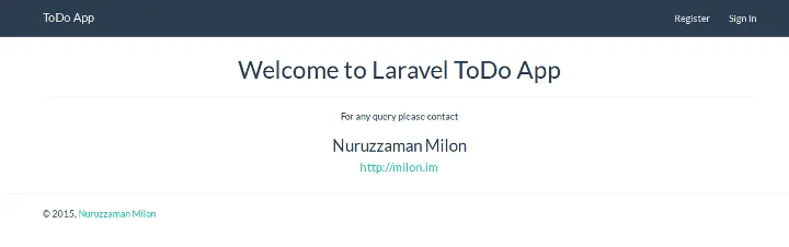 Todo App - Landing Page